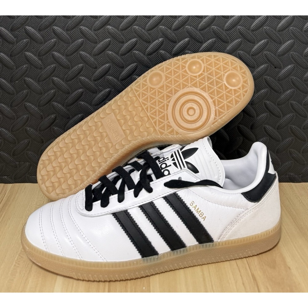 adidas Originals Samba JP Cloud White Black Gum JQ9055 Mens Size 8 Womens Size 9